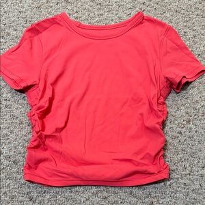 Pink/coral lululemon tee